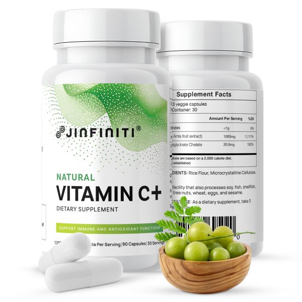 Vitality ↑® NAD+ Booster Powder 13 Natural Vitamin C + Zinc